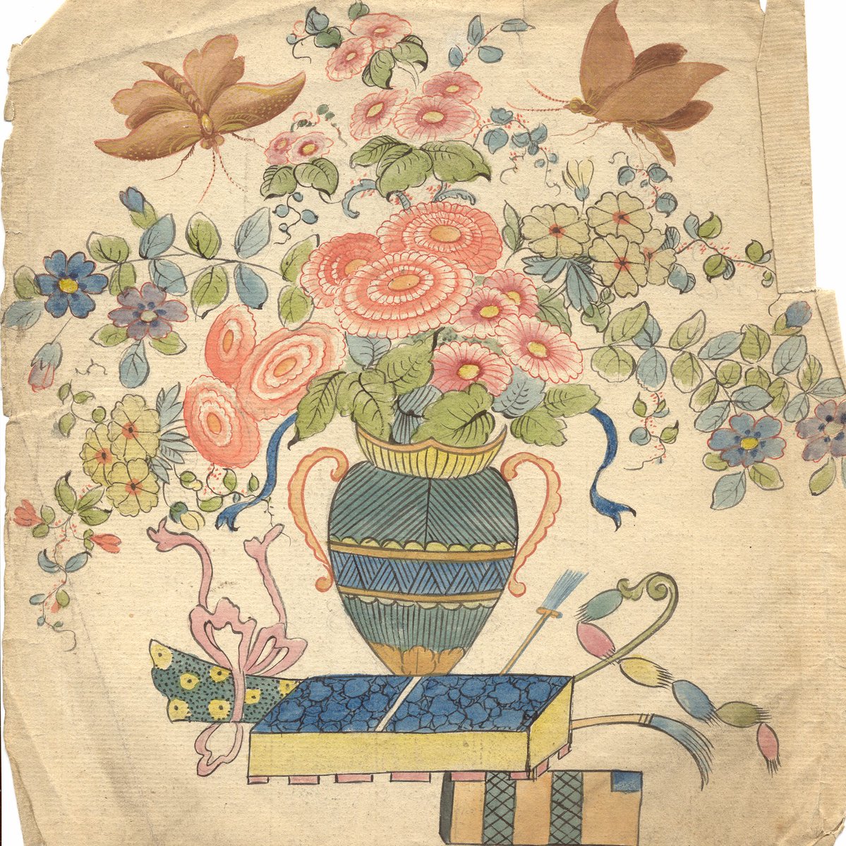 Need a last minute gift for #MothersDay? Show mum you care about her and #museumartefacts by sponsoring a #MuseumBouquet. This rare Regency design by Chamberlain exists in @TheMoRW archives.
museumofroyalworcester.org/product/sponso… 
#EnglandHour @TheArtsSociety_ #HereForCulture #itweetmuseums