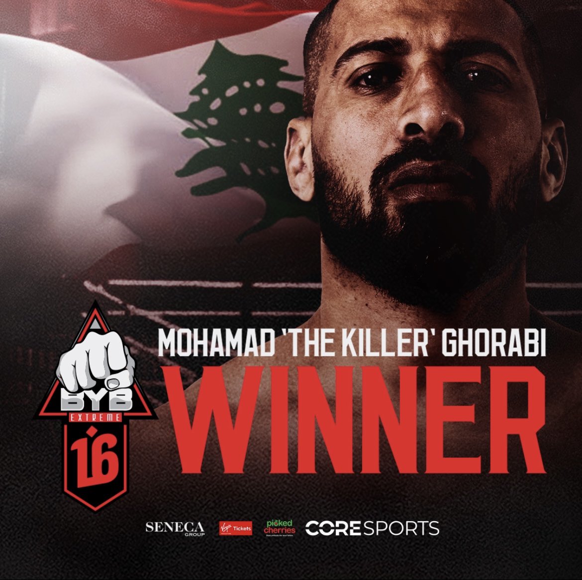 bkbbareknuckle's tweet photo. Mohamad “The Killer” Ghorabi from Lebanon lives up to the nickname with a brutal first round KO #BYB16 #DesertBrawl #Lebanon https://t.co/OdKCMQaz3o
