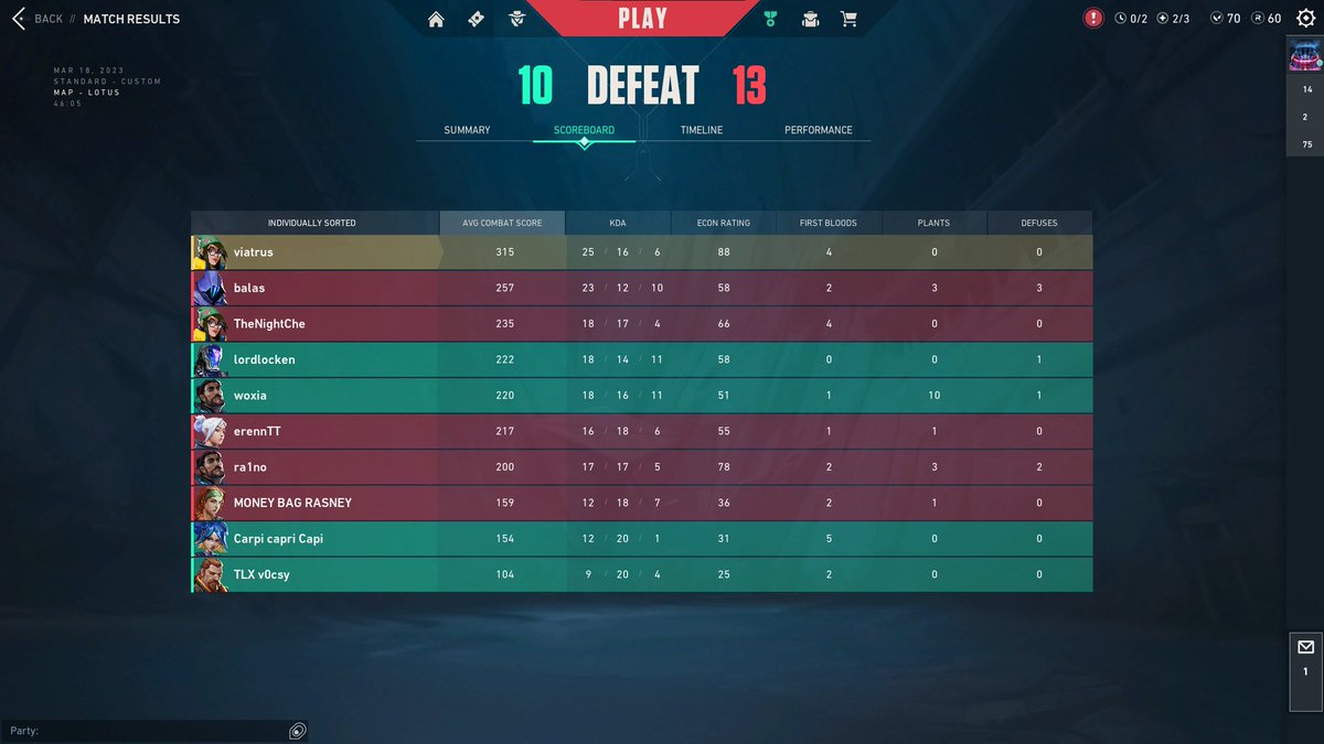 ESL Valorant Turnuvası Son 16 denendi ggwp