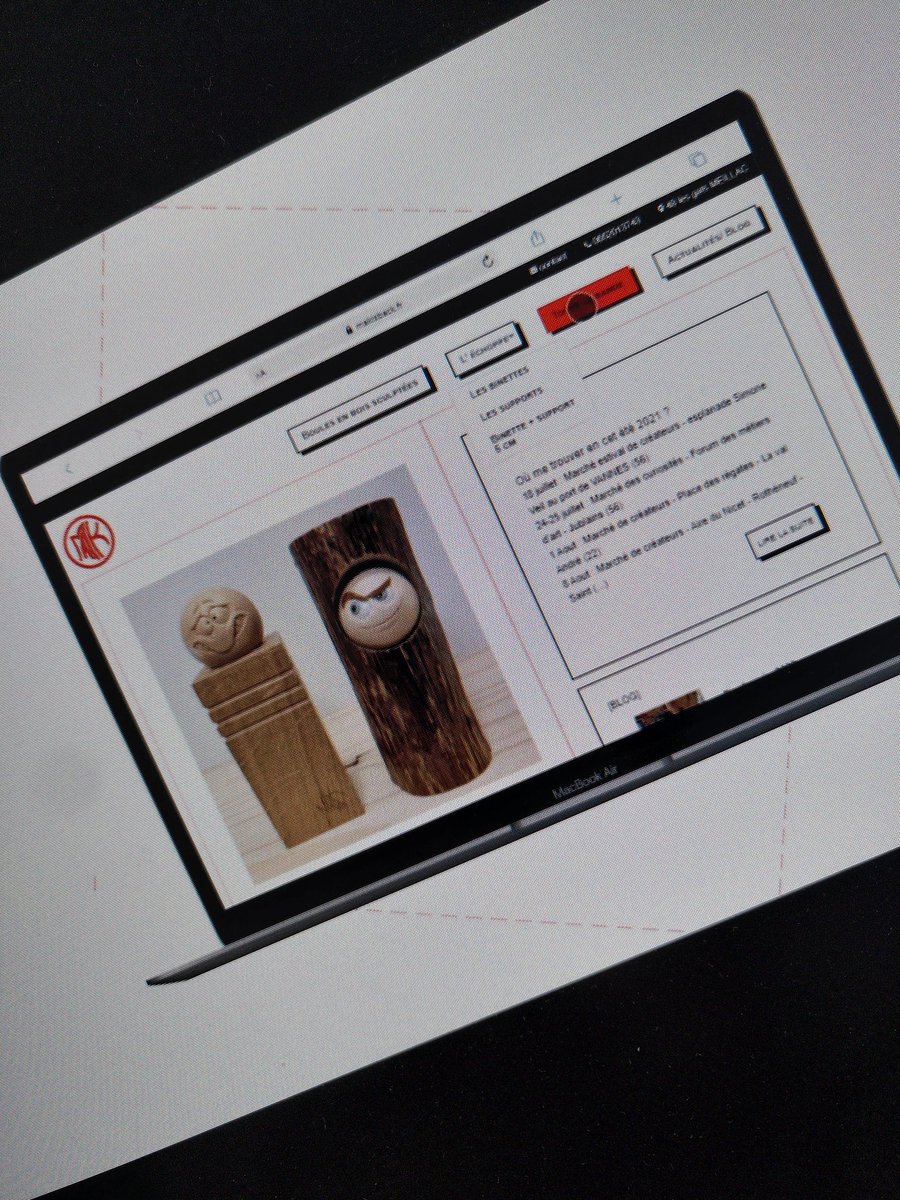 laelaeta's tweet image. Un sculpteur monomaniaque, ne réalisant que des expressions de visage sur des boules en bois... C&apos;est lui qui le dit😀 HTTPS ://makisback.fr
#bretagne  #creativity #eshops