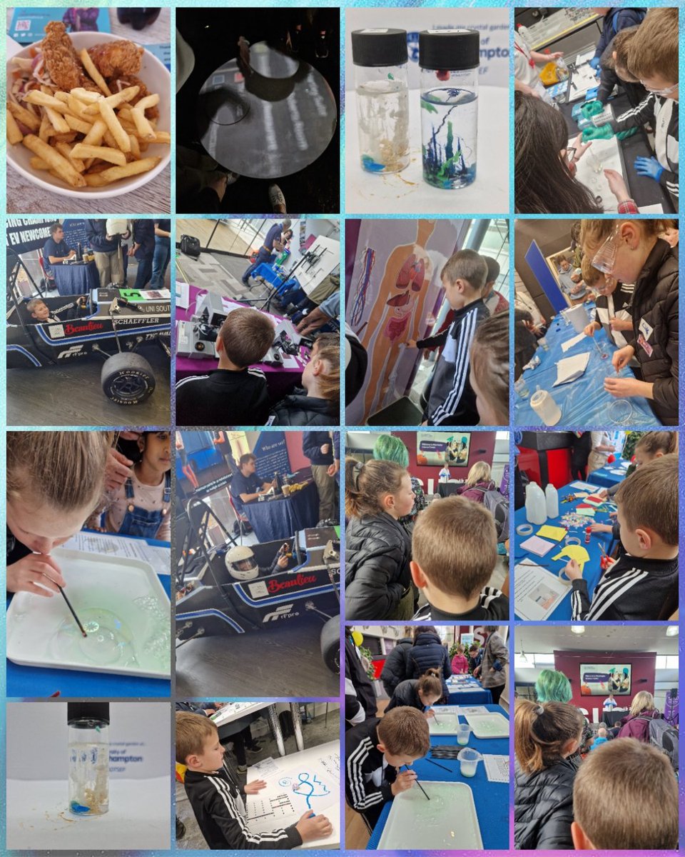 Thank you @unisouthampton
For a great day! The children were engaged all day, there was such on, we didn't see half of it 💜 
We really appreciated the free lunch vouchers provided too. 
Keep up the great work inspiring future scientists 🦠🔬👩‍🔬
#SOTSEF