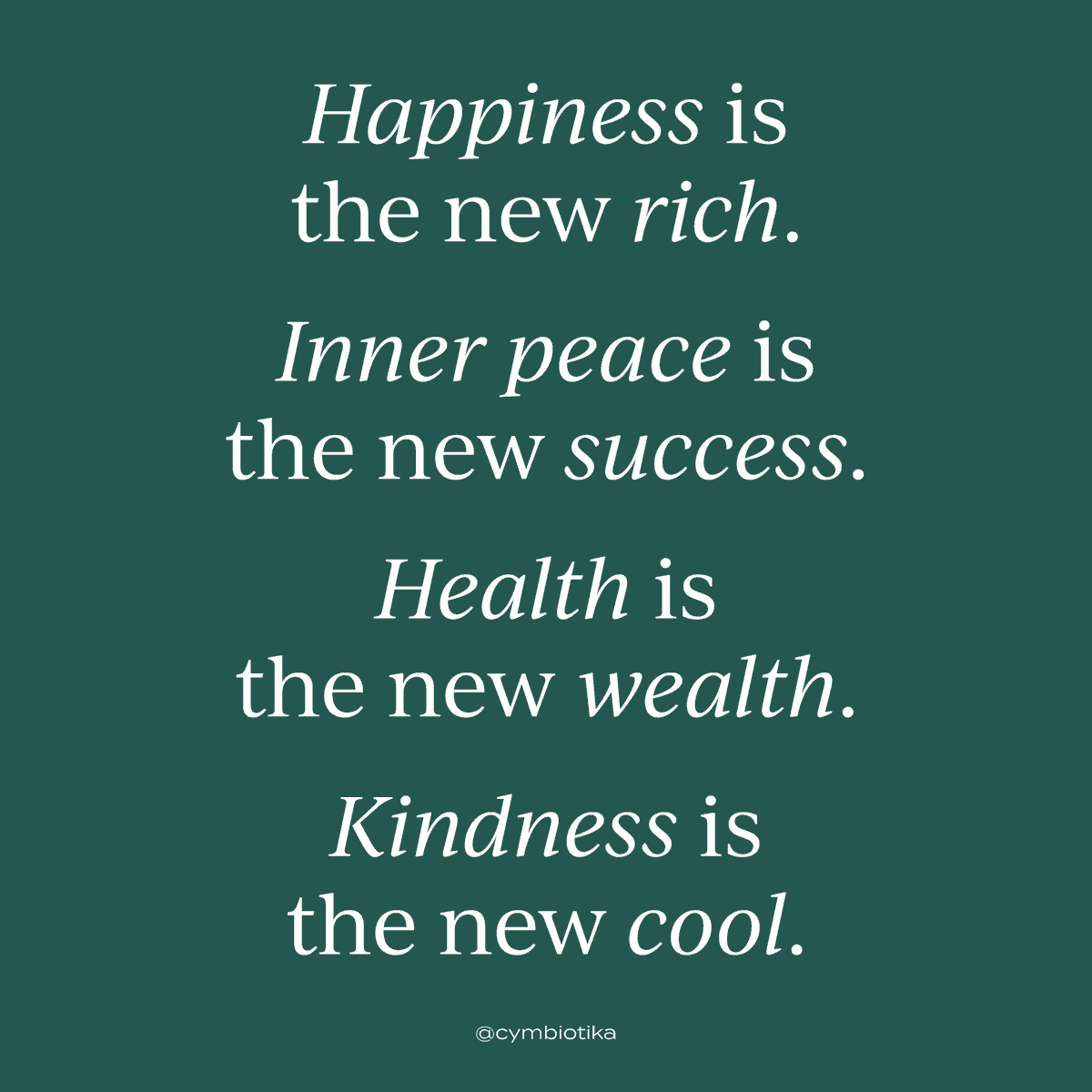 RealCymbiotika's tweet image. Measure a life well lived based on the little things, and you might realize you have everything you need. 💚 ⁣
⁣
#cymbiotika #gettotheroot #wellness #health #love