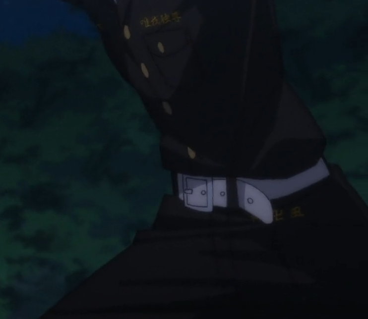 luciferhips's tweet photo. when life loses meaning at least i know hanma shuji and his tiny waist got me https://t.co/VYvfcHmPte