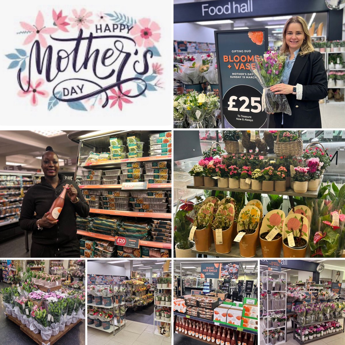 Looking blooming beautiful this Mother’s Day weekend at Marks and Spencer Edgware Road 🤩💐🌹🌷
#retail
#mothersday2023 
#notjustanyjob