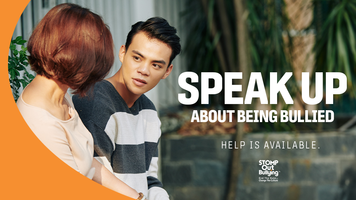 If you don’t speak up, you can not be heard. Do NOT tolerate #bullying. If you are being bullied, TELL SOMEONE! You are entitled to a life free from #bullying and #cyberbullying. #STOMPOutBullying