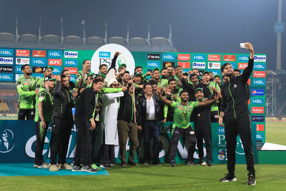 We were trolled for finishing bottom for 6 years
And now the only PSL Franchise to win back to back PSL Titles❤

Lahore Qalandars for you💚
'This is LQ ERA and we are just living in it'🔥

#LQvsMS
