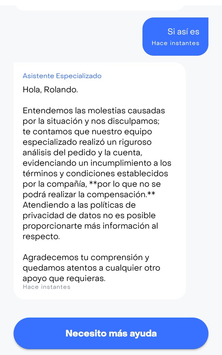 Rolyche7's tweet photo. @RappiMexico app desinstalada... Increíble la atención que brindan https://t.co/0a2CDVxI4x