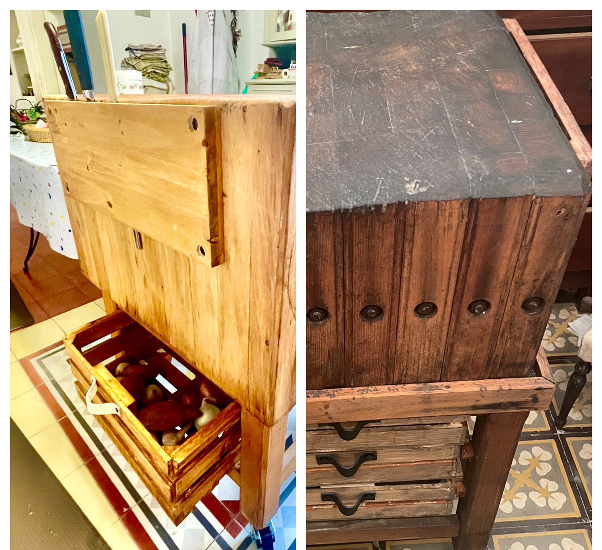 JK_Creativita's tweet image. My #ButcherBlocks are complete! 

Everything and everyone has a story here… feel free to read a bit of mine &amp;amp; see more photos @ ScatenaCreativita.com

#Restoration #Restore #Vintage #WoodWorking  #Crafts #Italy #AmericanInItaly