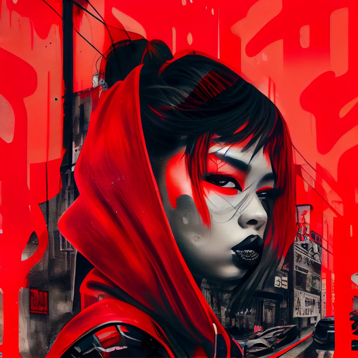 MIZmoniluv's tweet photo. This series is called: Blood Moon Legacy. This is a dimension ruled by the Blood Moon goddess and the spirit of the white sun. Join the artistic journey in this story of magic, treachery, and intrigue! #artist #art #AIart #digitalart https://t.co/Io6jIwd1dE