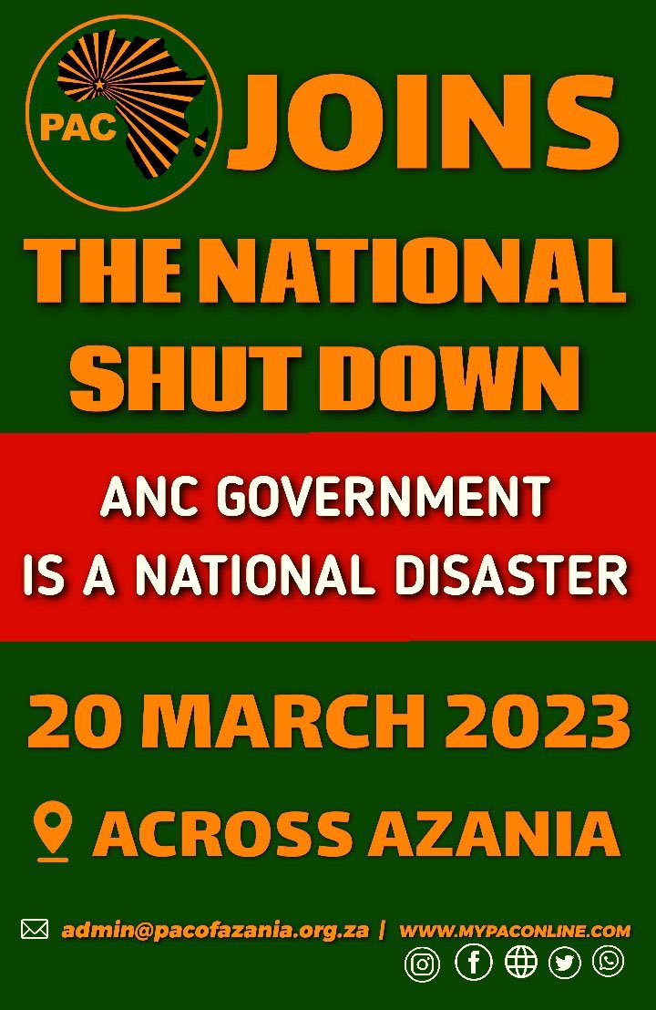 SMabengwana's tweet photo. History repeats itself: 

In 1960 PAC wrote invitation to @MYANC to join Campaign on 21 March, instead Duma Nokwe, issued statement that should PAC campaign succeed, he would swallow his head. 

Today @MbalulaFikile "#ShutdownSA are not a solution to resolving people’s problems" https://t.co/yyu3biw64p