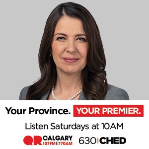 BREAKING | Danielle Smith and Corus Radio launch second weekly radio show

"Your Premier. She's Sorry." will air Sundays at 11:00AM, replacing routine press release retractions.#ableg