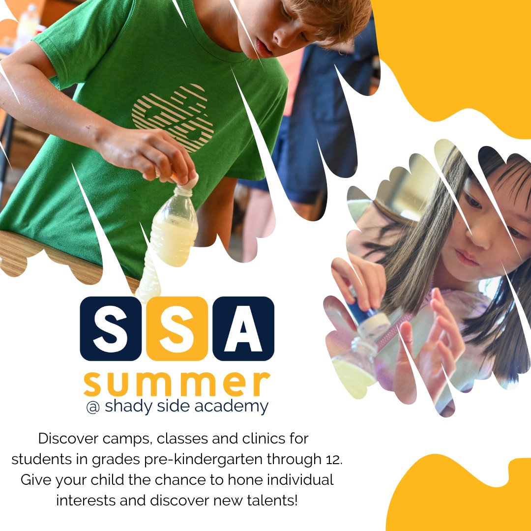 Discover camps, classes and clinics for your child at SSA Summer. Give your child the chance to hone individual interests and discover new talents! hubs.li/Q01D-GJ70 #ssasummer