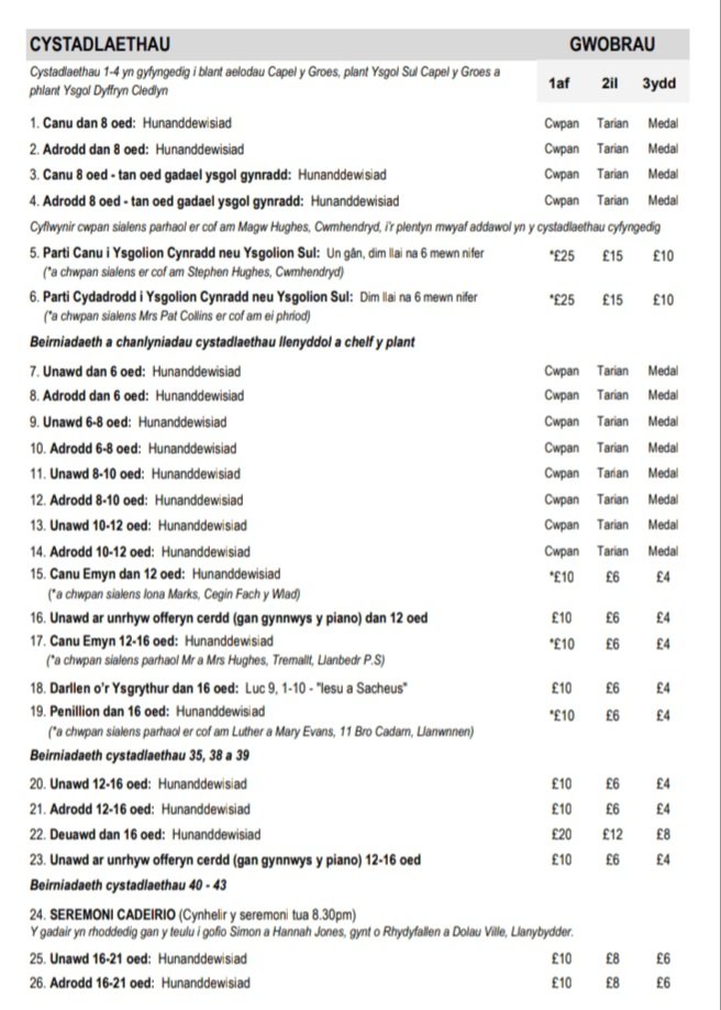 Eisteddfod Capel y Groes tweet media