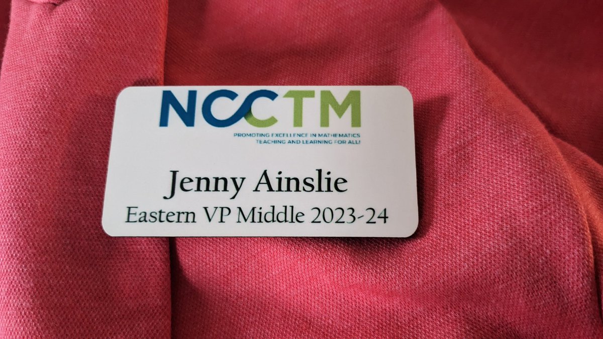 What an honor it is to be surrounded by such passionate educators on the <a href="/NCCTM1/">NCCTM</a> Board. Looking forward to continuing the great work that is being done as one of the Board members!