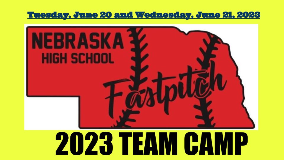 We are proud to announce the 25 schools who will be a part of the largest team camp in the Midwest! Softball programs from every area of the state w/ over half the field finishing ranked at the end of last season! Watch for the list of games! #nebpreps @MikeSautter_ #NEGirlsRock https://t.co/O9YFeyKXON