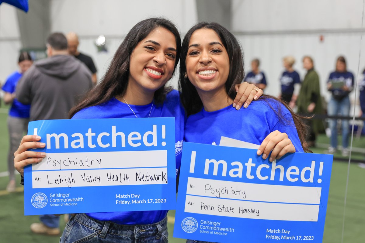 GeisingerCwlth's tweet photo. #MatchDay2023 is one to remember! We're thrilled to see so many amazing matches, so proud of what you’ve already accomplished and excited to see where the future takes you! See their matches: https://t.co/MHUavKjNFs
#GCSOMMatchDay https://t.co/YquhYCbE5q