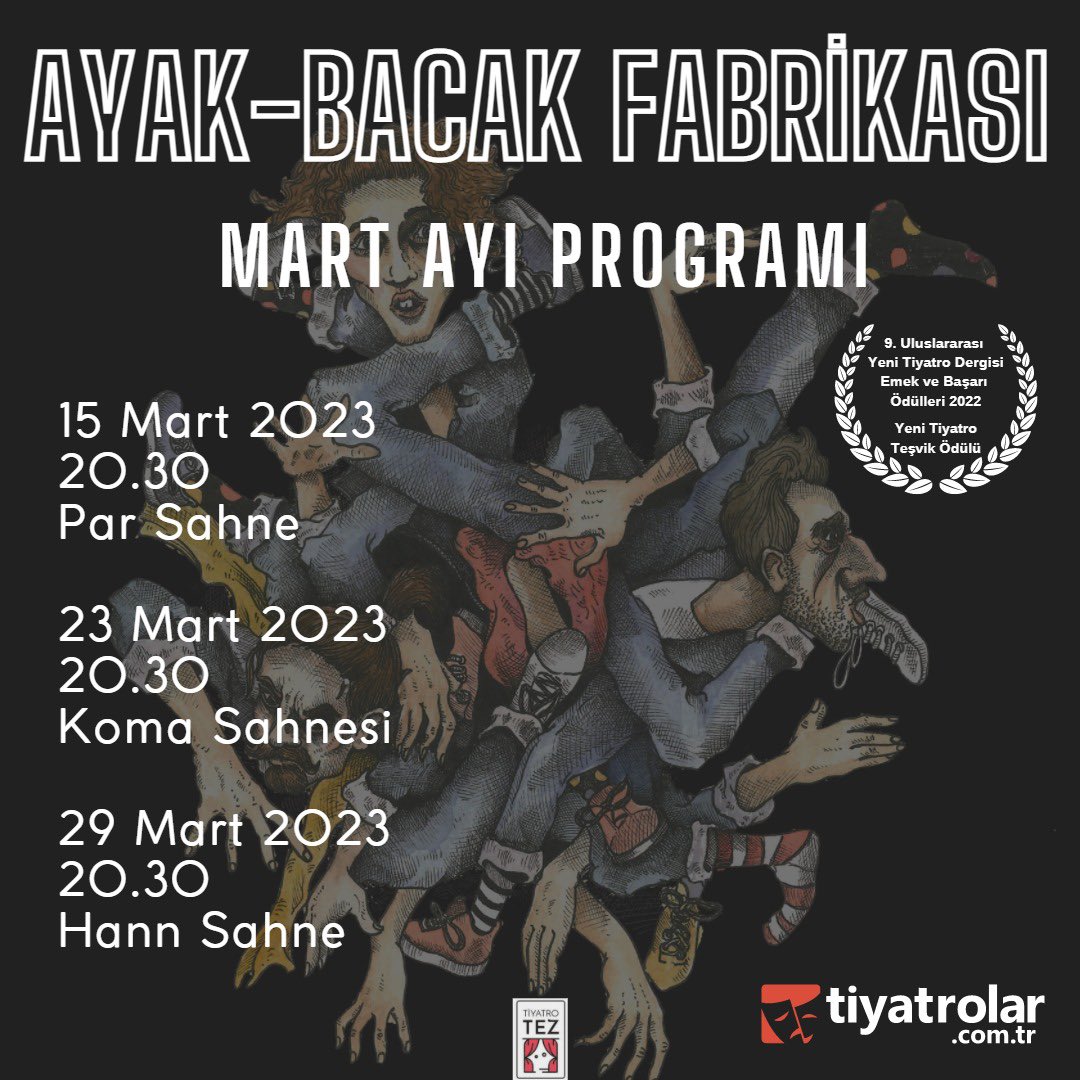 Mart Ayı Programımız🍀
Biletler <a href="/tiyatrolarcomtr/">tiyatrolarcomtr</a>