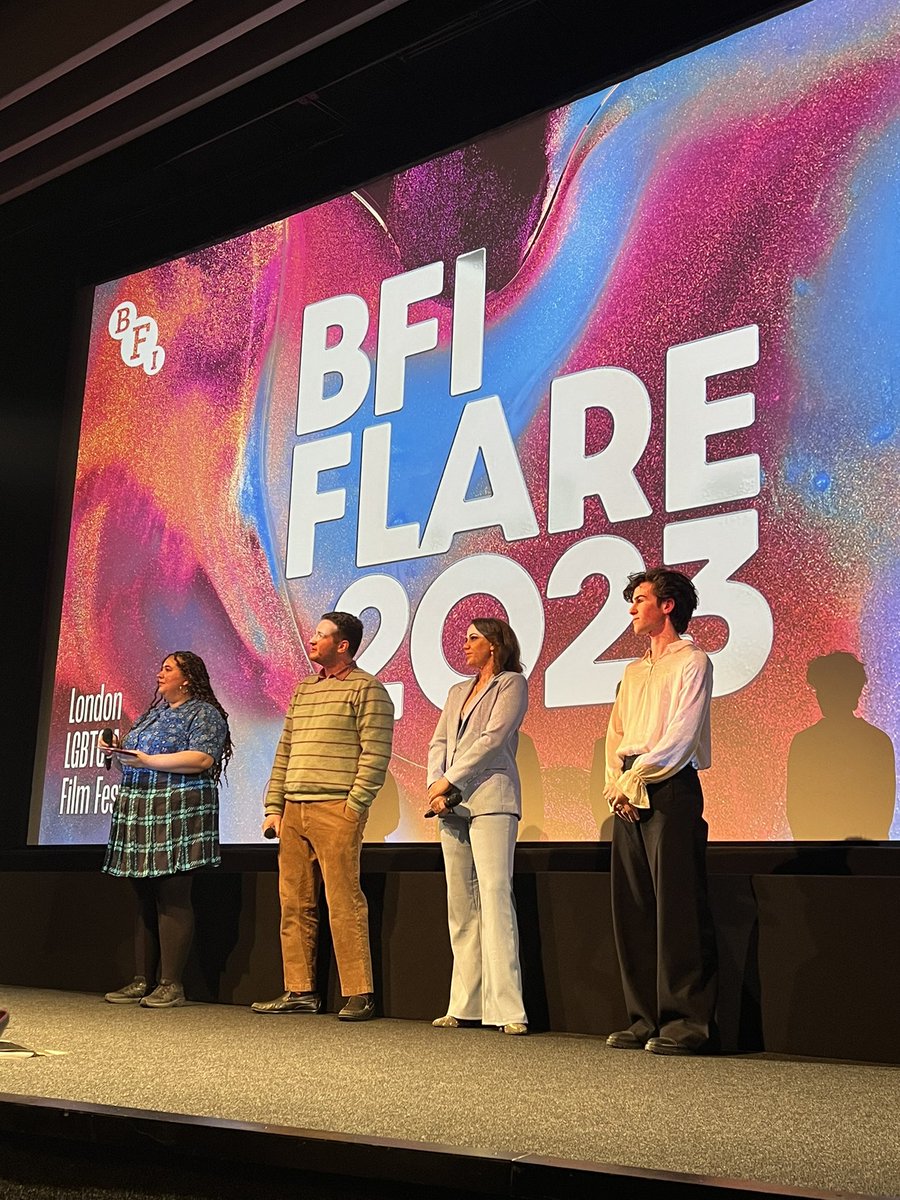 georgieboyg's tweet photo. We absolutely loved attending the premiere  of Big Boys tonight. It was so funny and it’s just such a cute coming of age film. Also a very talented cast who were all amazing. Make sure you check it out people. Thanks @bfi for a great #BFIFlare lineup 🍿🌈🎞♥️ #BigBoys #LGBTQIA https://t.co/EaSt7u3YSM
