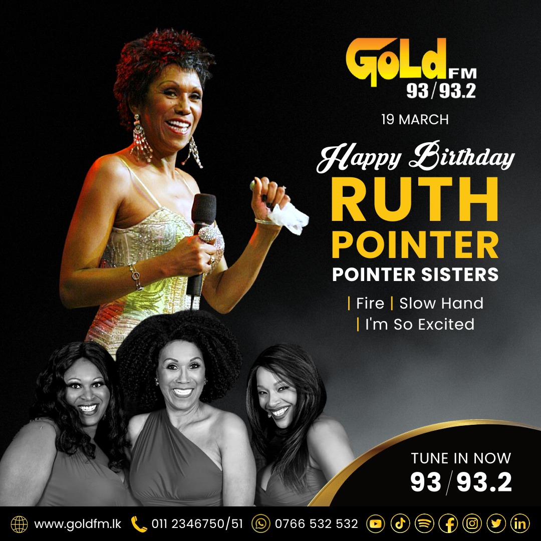 HAPPY BIRTHDAY TO RUTH POINTER TUNE IN NOW 93 / 93.2 Island wide      