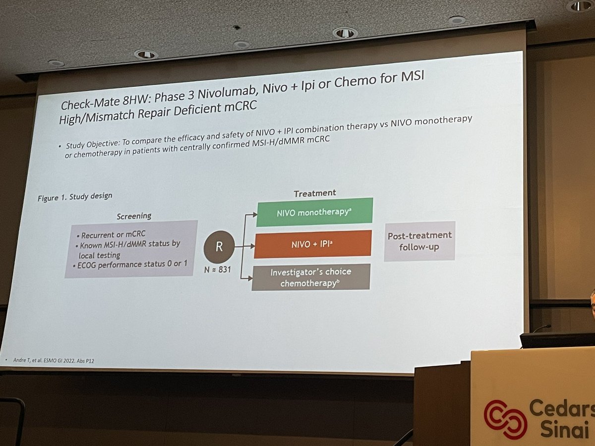 jgong15's tweet photo. @GIcancerDoc @MayoClinic how to enhance systemic cures w/#IO in MSI-H #mCRC and bring #Chalabi plot results to non-met #crcsm and ongoing efforts to crack the #immune cold nature of #MSS mCRC
@CSCancerCenter 4th Annual GI Tumor conf https://t.co/7s8rEqg0r4 @OncoAlert https://t.co/AxfAoH25Rx