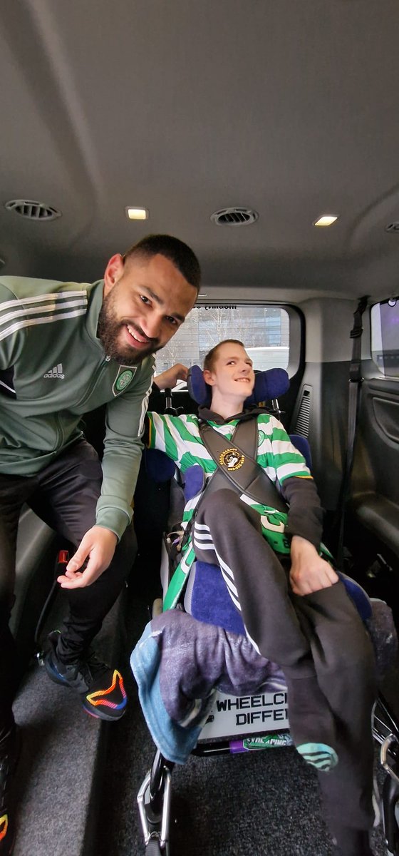 When a simple gesture means more to a person than anyone can imagine. After todays game our amazing CCV hopped into our car to get a pic with Noel. What a man. Absolute gentleman. Wee man is still buzzing and im never washing my car again 🤣