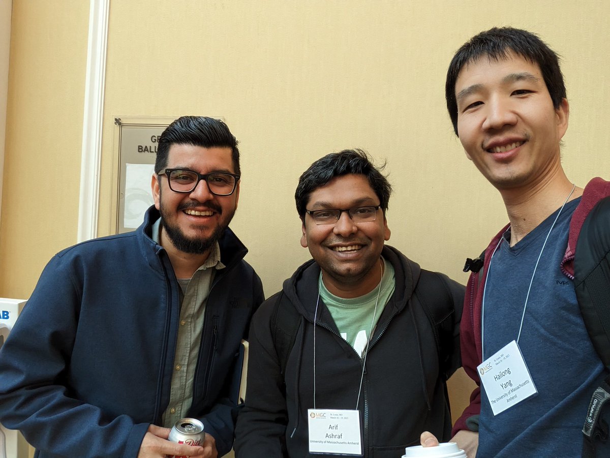 Such a great chance to meet and talk to Hector for the first time during today's postdoc social. 

It turns out that we follow each other's research for a while. 

🌽🌽🌽
#MGM2023