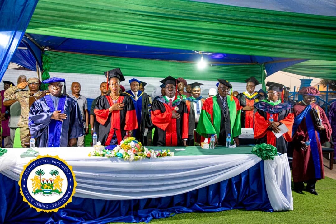 Keketoma_Sandi's tweet photo. On Friday 17th March, Njala University conferred the degree of Doctors of Letters (D.Litt) Honoris Causa, on @PresidentBio for his remarkable achievements in education and outstanding leadership in public service.
#CongratulationsBoss https://t.co/MrU8BZMSrP