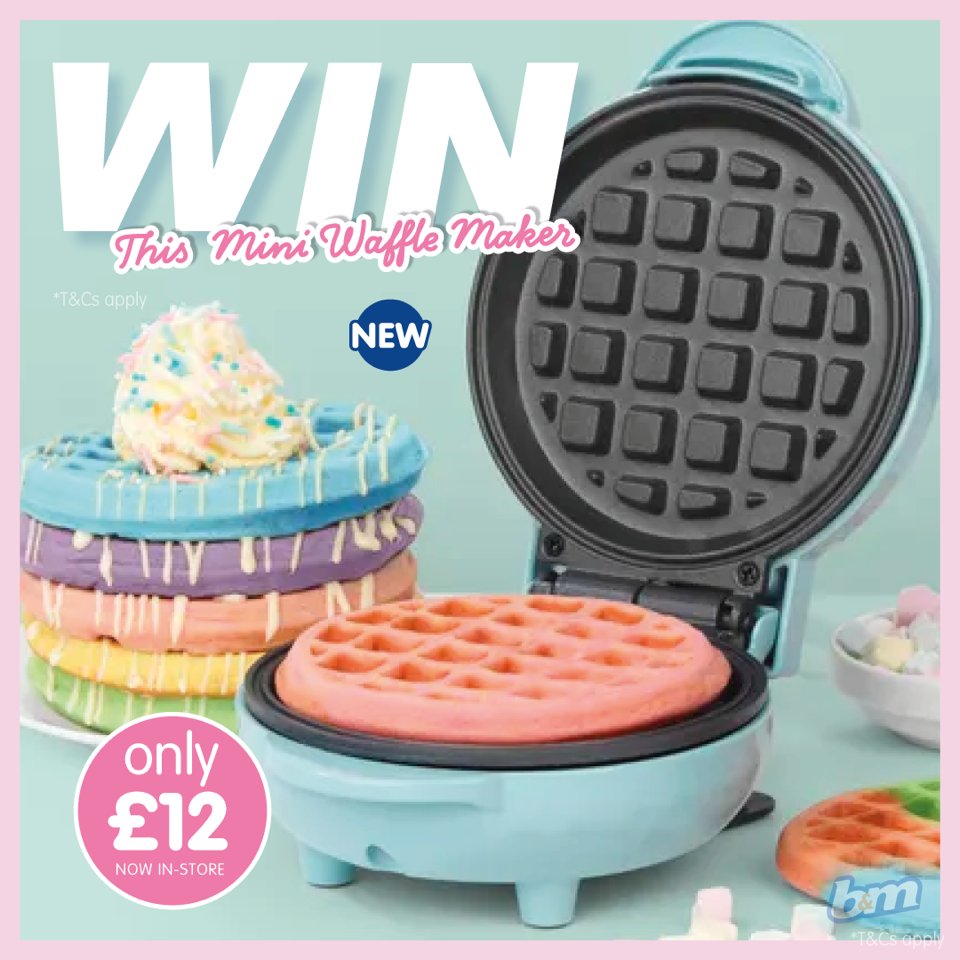 🧇 #COMPETITION TIME 🧇

Grab a chance to #WIN this extra cute mini waffle maker!

To enter, simply;

1) FOLLOW our  page
2) RT this post
3) COMMENT #BMWaffleMaker

Competition ends 9am 21/3/23