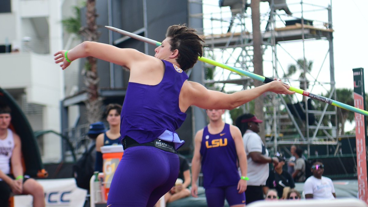 Jack Larriviere's first throw as a Tiger: 218' 4" (66.55m)

#GeauxTigers | 📊 lsul.su/HIRESULTS23