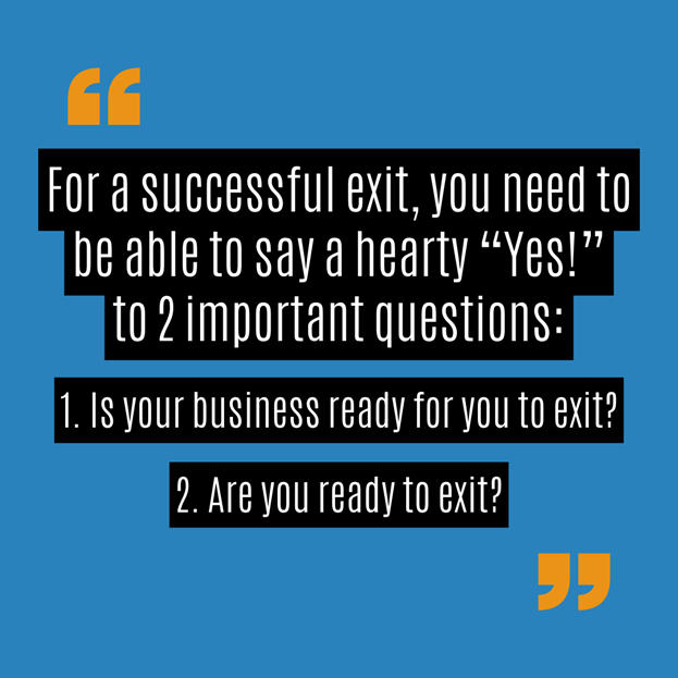 ETS_Corporate's tweet photo. There are 5 questions to ask yourself to ensure a happy and lucrative exit from your business.

Whether you are looking to exit tomorrow or years down the road, use this 5-step checklist to get started. https://t.co/jtJn72Rrof https://t.co/nHGVyboMsa