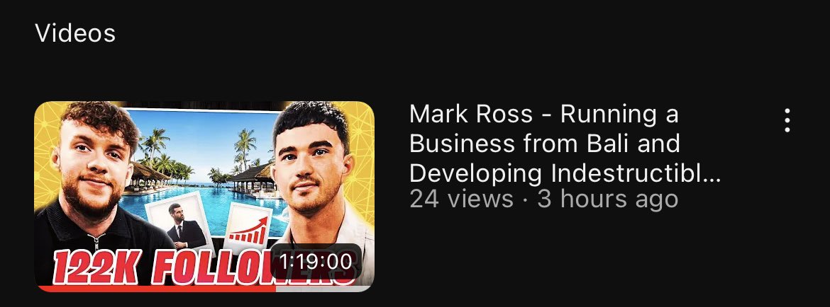 JohnEnomuz's tweet photo. Newest episode of the YEN podcast with @MarkRoss_ecom is a fucking banger:

From hiring, to scaling a TikTok following, to running his business from Bali.

It’s one truly jam packed with value.

Watch the full episode here: https://t.co/2IKt1TjhyO https://t.co/1NXNF7dmZ9