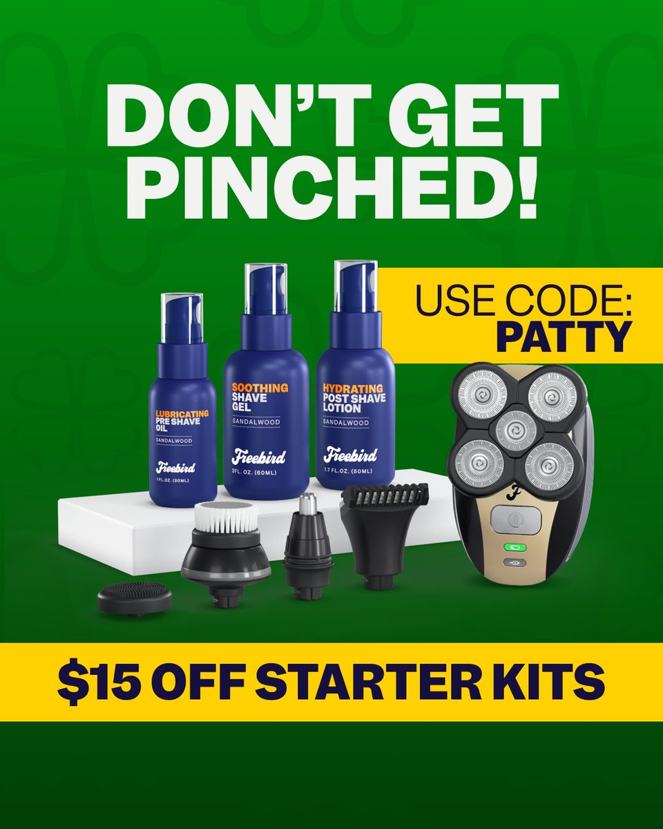 Don't get pinched!🍀

Get $15 off any start kit at: l8r.it/TSuG