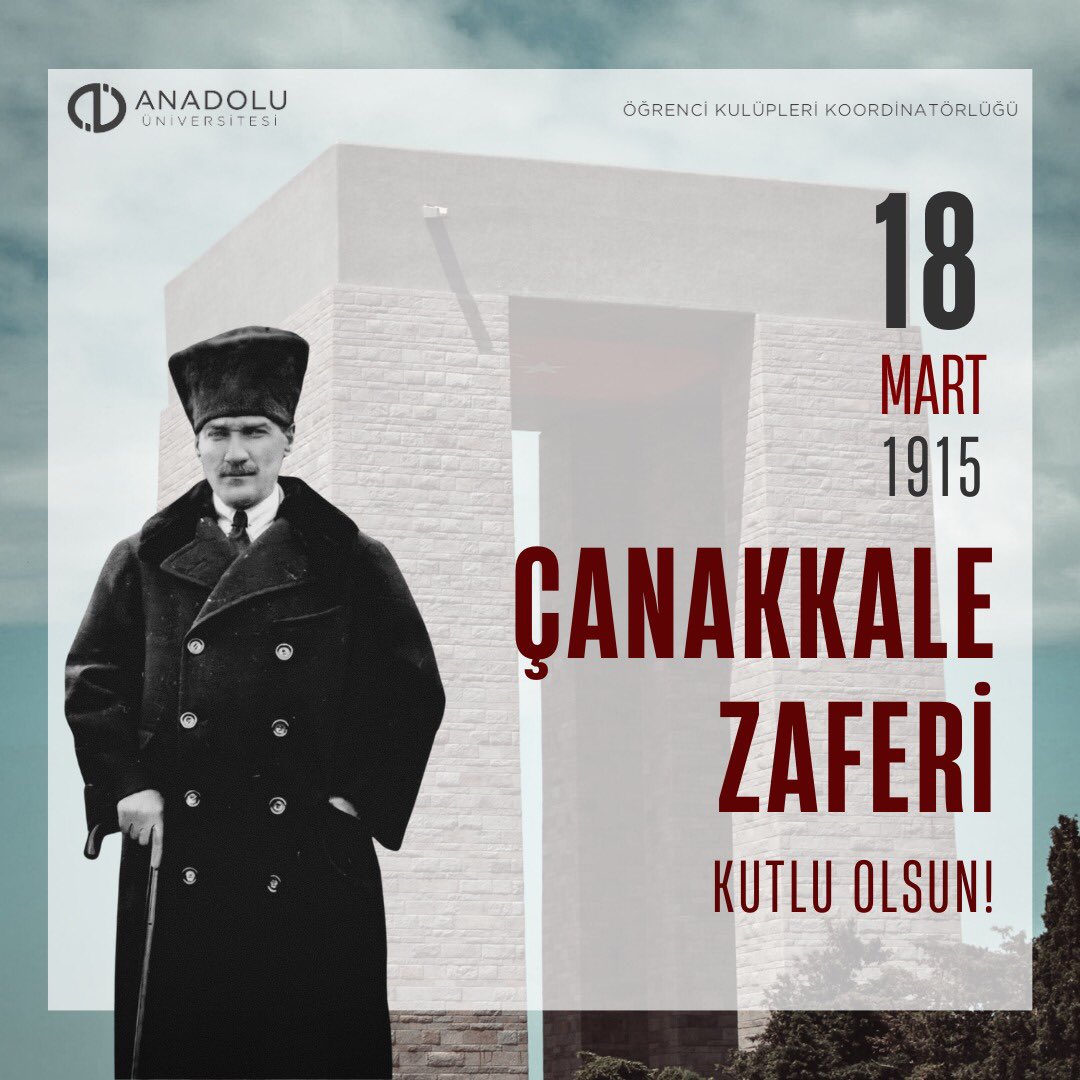 18 Mart Çanakkale Zaferimizin 108. Yılı kutlu olsun! 🇹🇷

#18MartÇanakkaleZaferi