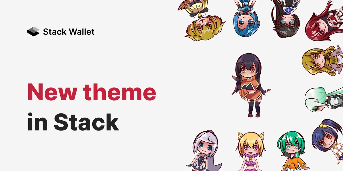 New theme with today's update, live now Android, iOS, and Desktop (M1 Mac and Linux). Same as the light theme, but imagery swapped out for some fun animations of crypto chans.

Some, like Monero-chan, Wownero-chan, and Bitcoin-chan were already a thing and we brought them in. The