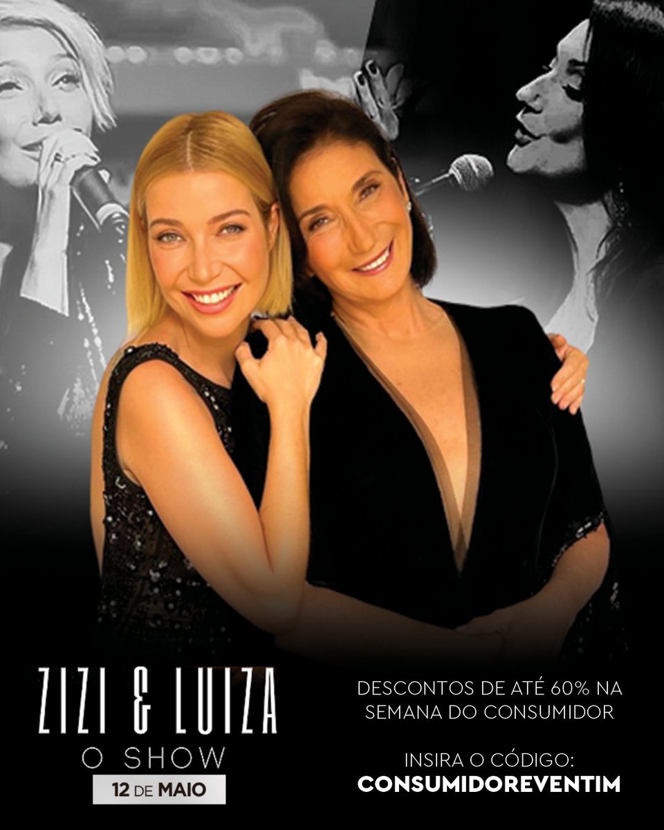 LuizaPossi4Us's tweet photo. No dia 12/05, o palco do @qualistage receberá o dueto de @ZiziPossi e @luizapossi para comemorar o dia das mães. E para você não ficar fora dessa festa, a @EventimBrasil está com um super desconto para você aproveitar e garantir o seu ingresso #diadasmaes #SemanaDoConsumidor #mpb https://t.co/QI7QbSN9F1