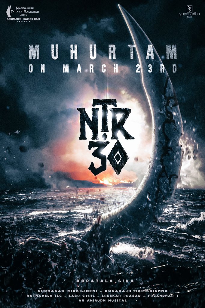 Shankar56197050's tweet photo. #NTR30 
#ManOfMassesNTR https://t.co/MyMRTFXbNe