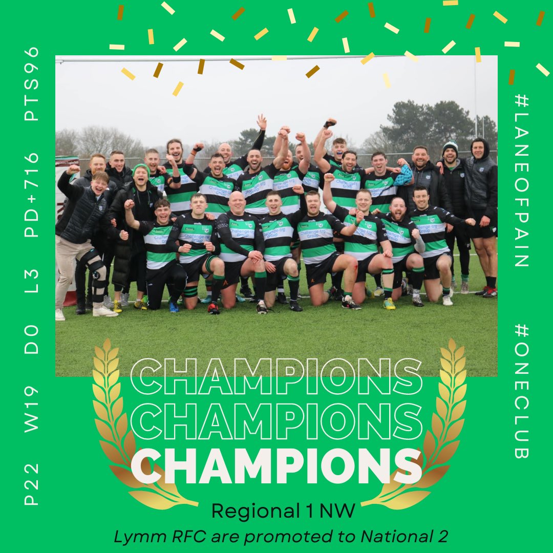 LymmRugbyClub's tweet photo. CHAMPIONS!!!! 

See you soon @Natleague_rugby https://t.co/HpyRPA0Ozf