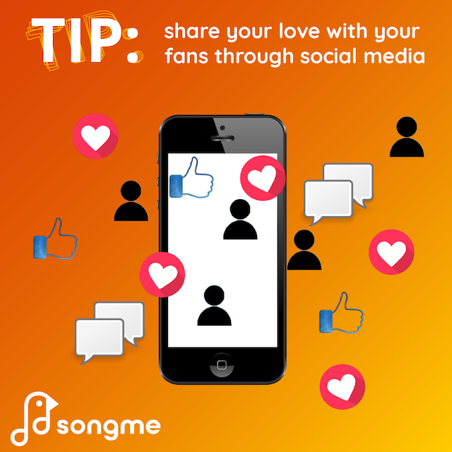 Songmeapp's tweet photo. Social media is an incredible way to interact with your fans! Whether you're sharing behind-the-scenes peeks of your latest project or replying to a fan's comment, it's great to take the time to engage with those who appreciate what you do. 

#musiclove #songme #songmeapp https://t.co/ZhH5PtBWWJ