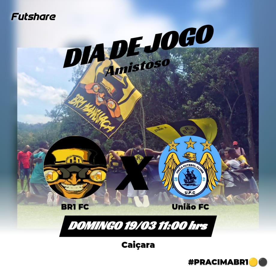 Amanhã é dia de Br1 🟡⚫🤜🏾🤛🏾