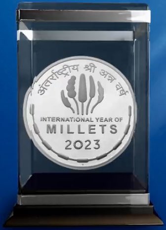 BetterPhilately's tweet photo. Stamp and coin dedicated by @narendramodi on 18th March to mark International Year of Millets 2023.
Decent stamp design but physical items were not shown at the millets conference. Maybe a last minute decision!
#BetterPhila #Stamps23 #ShreeAnna #IYM2023 @IYM2023 #StampCoin https://t.co/C7ztWoVwHA
