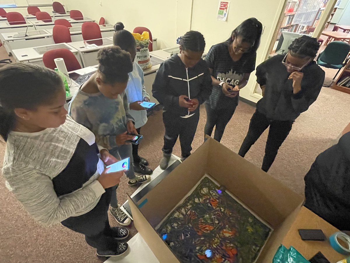 wssugems's tweet photo. Celebrated Women’s History Month with honoring Katherine Esau by doing botany design challenges. Also gave a nod to Grace Hopper by coding @Sphero bolts to make art! @LCSJackets @LexMidSchool @WSSUTeachEd @WSSURAMS @joannlaguardia @leftyart_lms https://t.co/7QgxEmYL0M