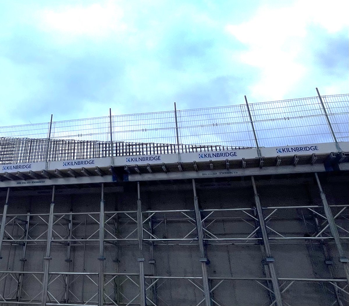 kilnbridge's tweet photo. Heading to the clouds #construction #KCSL #safesystemofwork #construction #teamkilnbridge https://t.co/FeKR0n6WNR