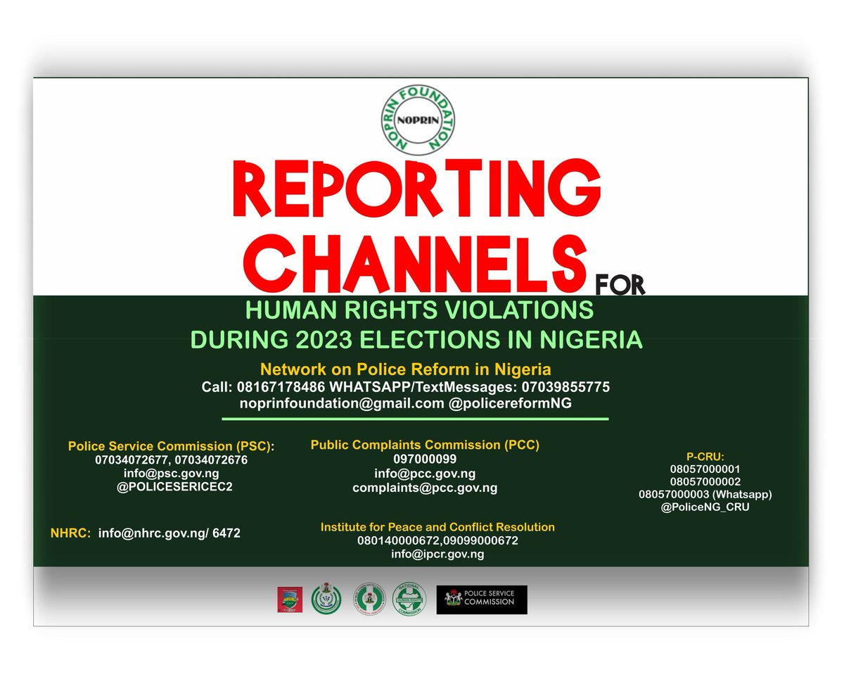 NOPRIN Foundation (@policereformng) on Twitter photo 