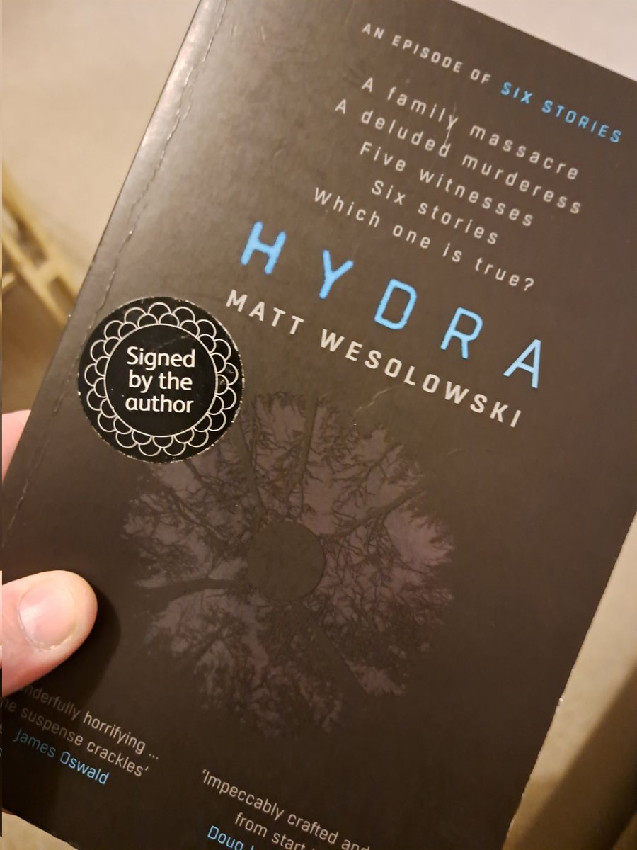 Finished #Hydra by @ConcreteKraken and what a fantastic read 🙂
I love the format of the Six Stories Podcasts and this one was particularly gripping
Looking forward to the next Installment #Changeling 📚

#BookTwitter #TopReads #BookWorm #SixStories