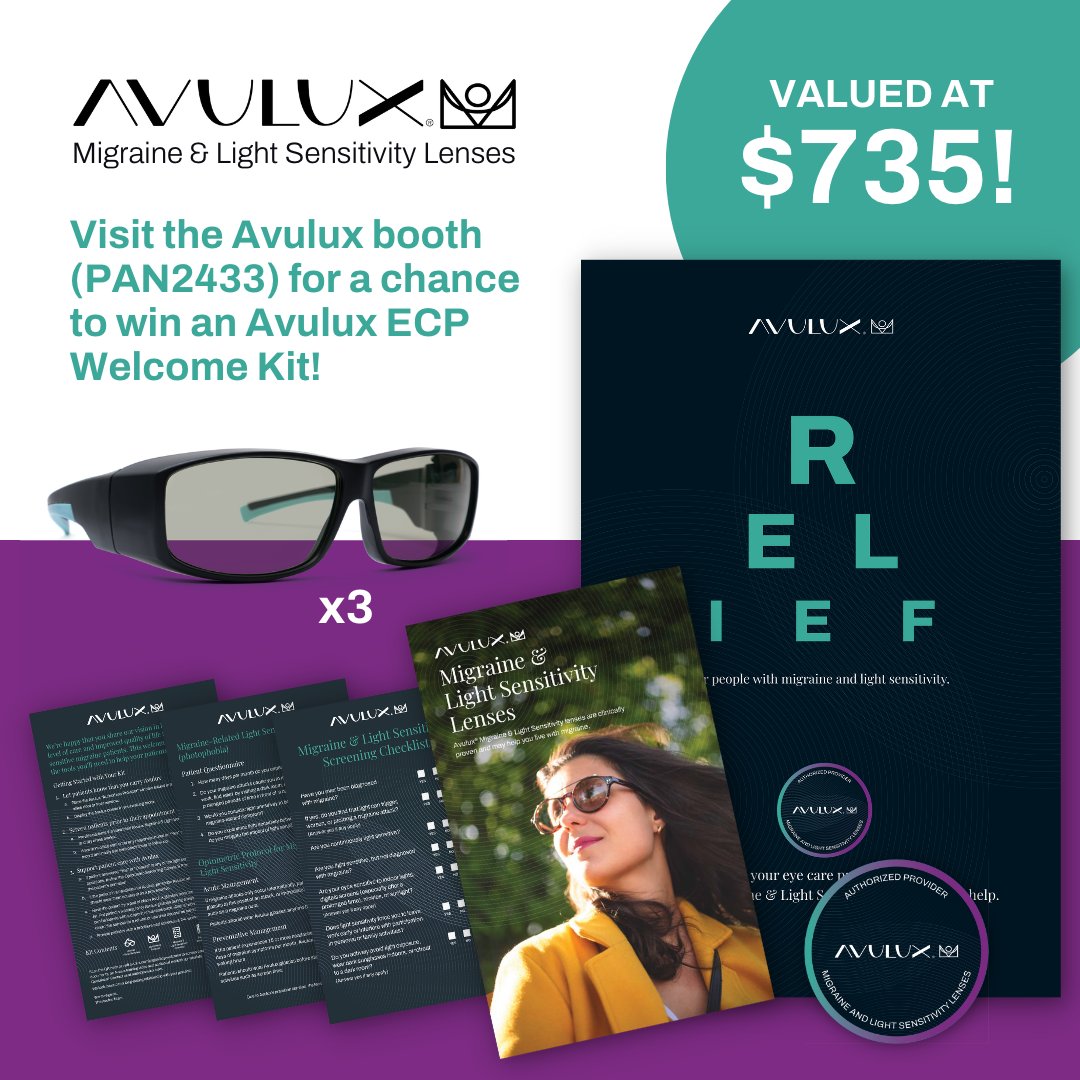 Avulux Migraine Eyewear tweet media
