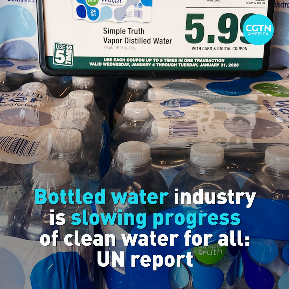 More than 1 million plastic water bottles are sold every minute around the world. The growth in