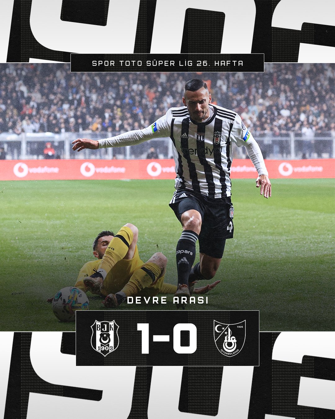 Beşiktaş JK on X: Beşiktaşımız, Süper Lig'in 9. haftasında Galatasaray  Spor Kulübünü 1-0 mağlup etti. 🔥💪🦅 #BJKvGS  / X