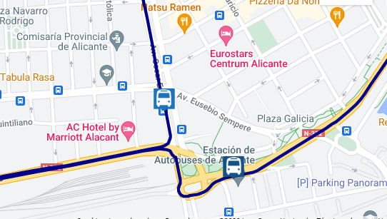 furrnion's tweet photo. To reach the hotel if you come from the airport, take the C-6 bus till Estación de autobuses de Alicante, if you come by train, take the C-6 bis till Oscar Esplá Sempere https://t.co/6tVZdAsPeW