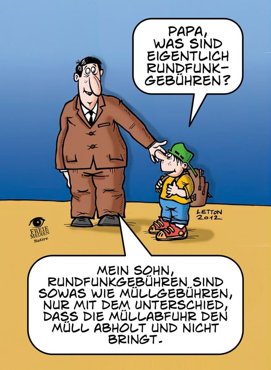 openeysdown's tweet photo. 🙏 Hey Freunde, ich wünsche allen einen tollen Sonntag... 😊 

Rundfunkgebühren leicht erklärt 🤣 https://t.co/uWyKqX3cZZ