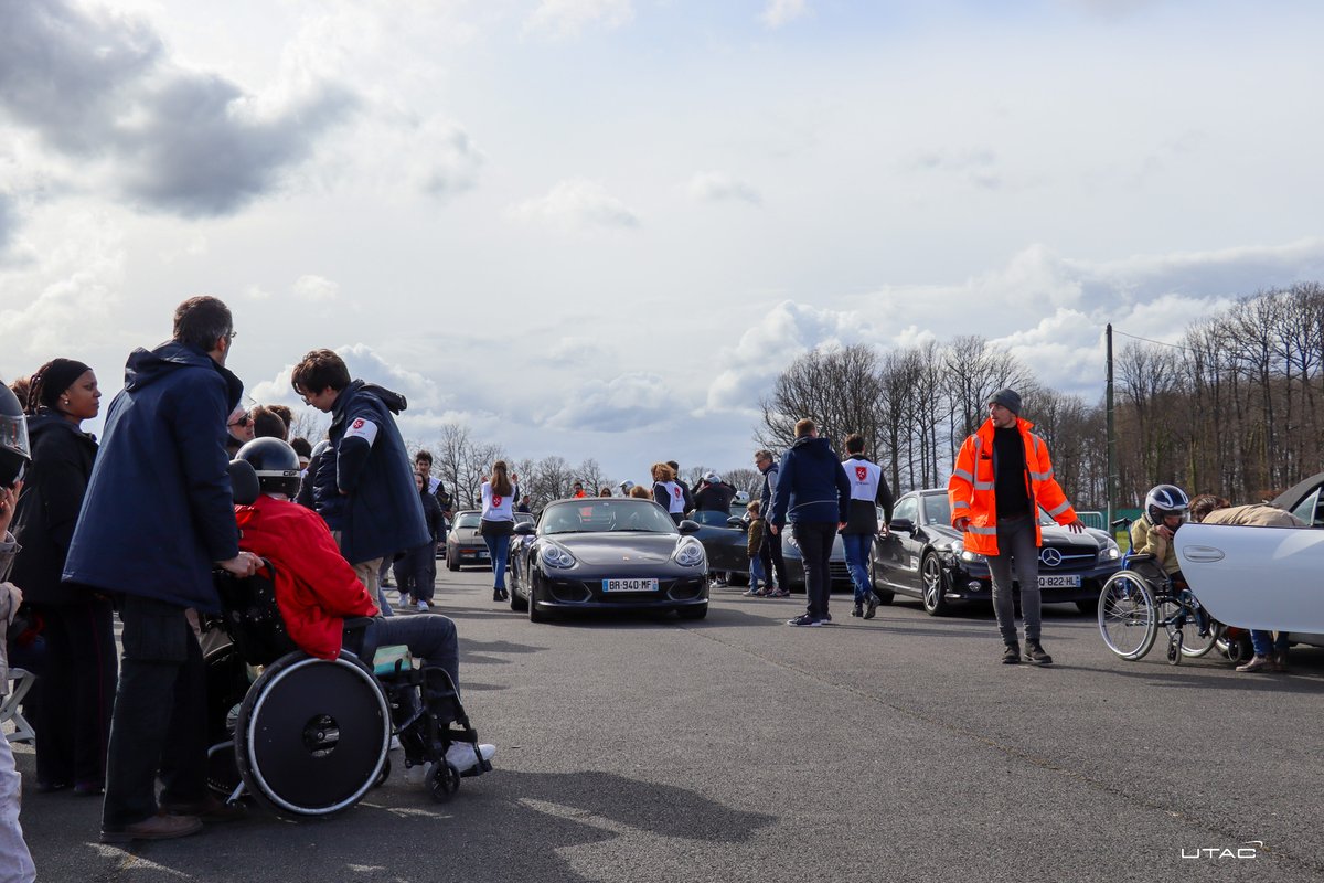 I would like to thank the Ordre de Malte charity association for this sucessfull operation today in UTAC Linas-Montlhéry